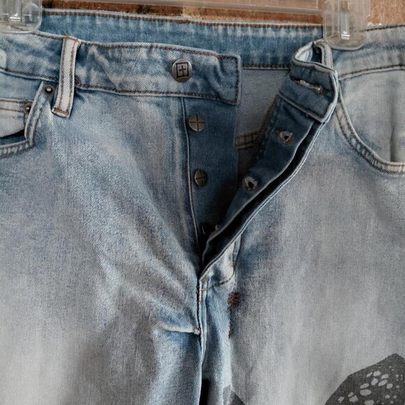 NWOT Ksubi Chitchi Kut Nimbus Button Front Jeans - Picture 3 of 6